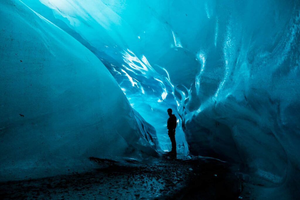 Vatnajökull il più grande ghiacciaio d'europa in islanda